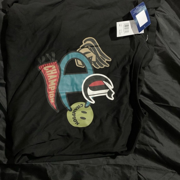 Champion Big & Tall 6x black tee shirt. New. Never worn. - Picture 4 of 5